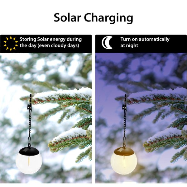 VELAMP Solárne závesné svetlo SPK20