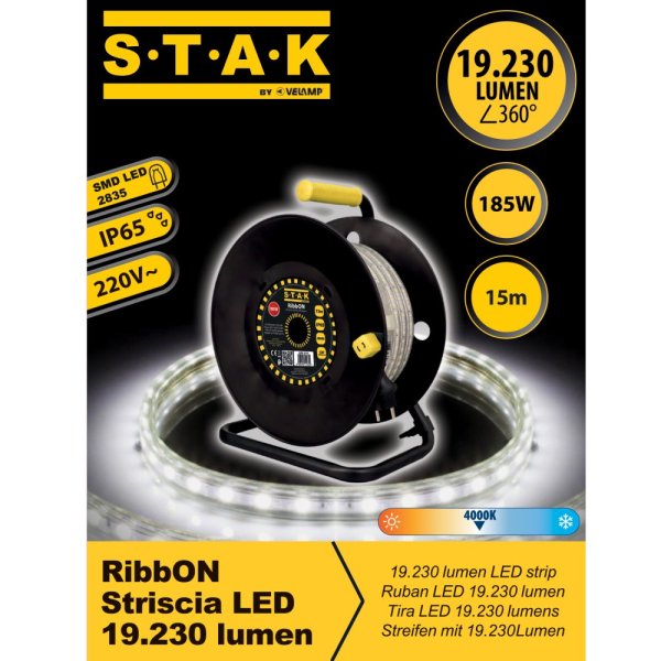 VELAMP ST915 LED pásik s navijakom, 15 m