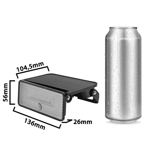 VELAMP SL361 Solární LED reflektor s výkonem 1000 lumenů