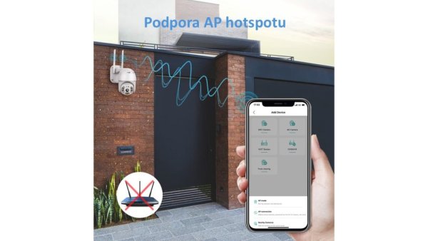 IN WiFi kamera k pohonom brán (553054)