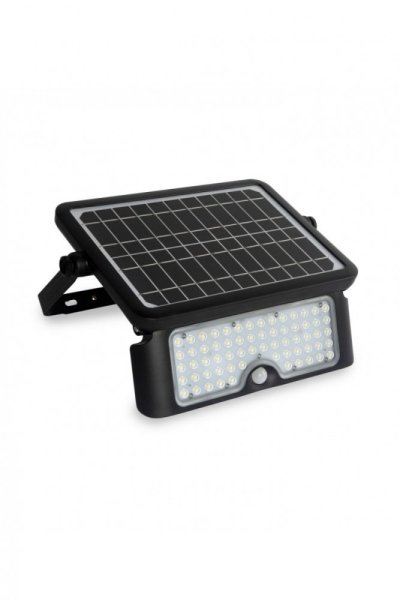 VELAMP LED reflektor SL362 so solárnym nabíjaním, detektor pohybu