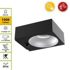 VELAMP LED solární světlo SL248 se senzorem