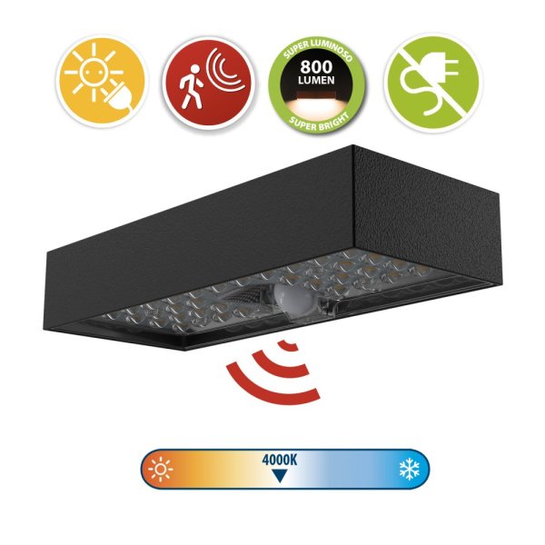 VELAMP LED solárne svetlo SL242 so senzorom