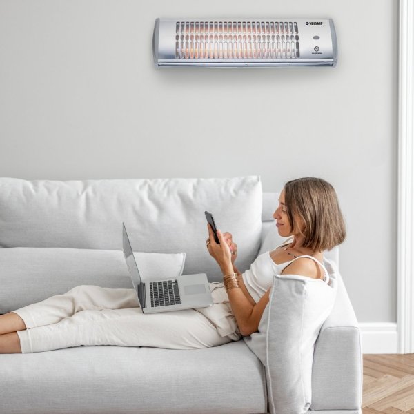 VELAMP PR304 nástenný kremíkový ohrievač 1200W