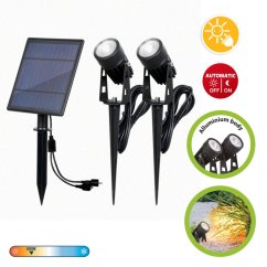 VELAMP LED solární bodové světlo SL368