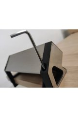 Stolní zásuvková lišta IN 553047, 3 zásuvky, USB A+C, vypínač