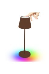 VELAMP Nabíjacia stolná RGB lampa TL1908-C s dotykovým spínačom