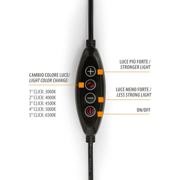 VELAMP LE006 lampa  s ramenom a lupou 3 dioptrie