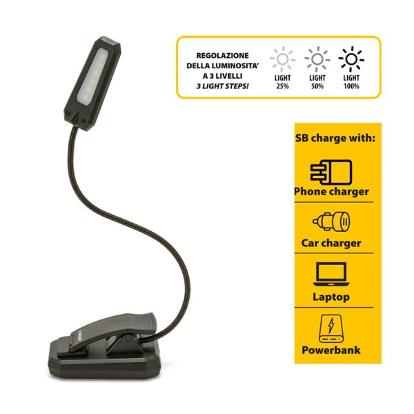 VELAMP Přenosné světlo na čtení IR236