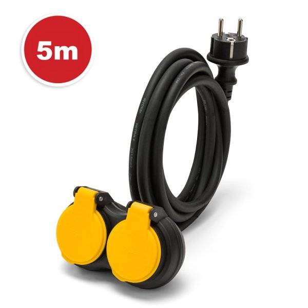 VELAMP PRO722-5F venkovní prodlužovací kabel 5m