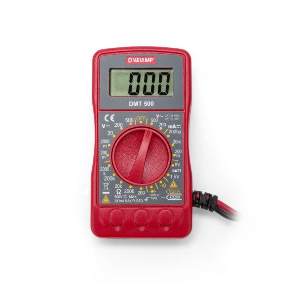 VELAMP DMT500, Mini digitálny multimetr 6 v 1 s meracími sondami