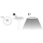 VELAMP Solárna lampa SL608 20W, 2300Lm
