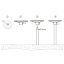 VELAMP Solárna lampa SL608 20W, 2300Lm