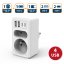 VELAMP zásuvkový rozbočovač ADAT-FR-10 s USB-A+C