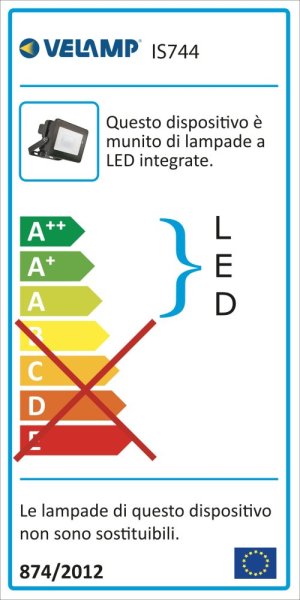 VELAMP RGB reflektor 20W IS744