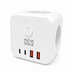 IN Rozbočovací zásuvka CUBE s USB nabíjením (553063)