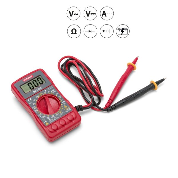 VELAMP DMT500, Mini digitální multimetr 6 v 1 s měřícími sondami
