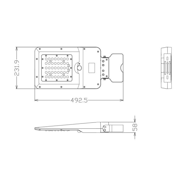VELAMP LED reflektor SL373 se solárním nabíjením, detektor pohybu