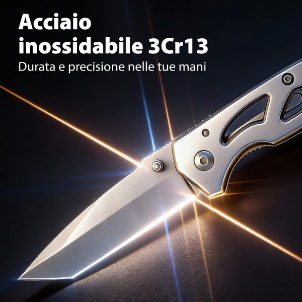 VELAMP IG351, Kapesní nůž, čepel 6,8 cm, zavírací, šedý