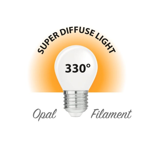 VELAMP OPAL FILAMENT žárovka 4W, E27, 3000K