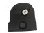 čiapka ORTHUS 2 so svetlom, odrazkou a zateplením čierna
