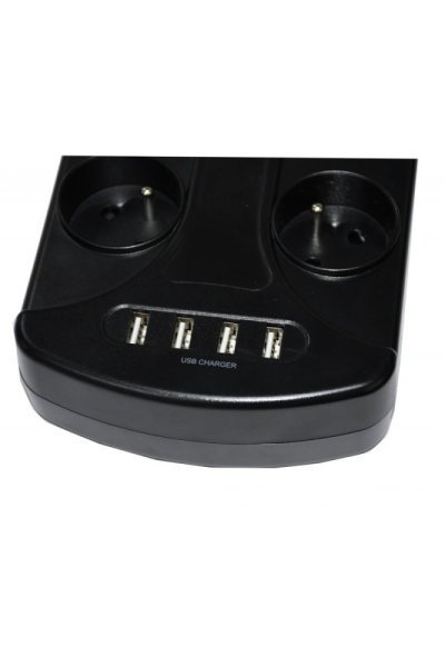 Prepätová ochrana IN 553028 s 8 zásuvkami a 4 USB