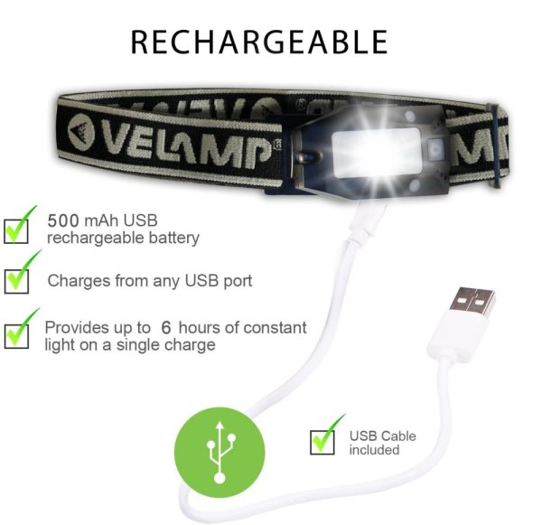 VELAMP IH523 Čelovka 2W bezkontaktná