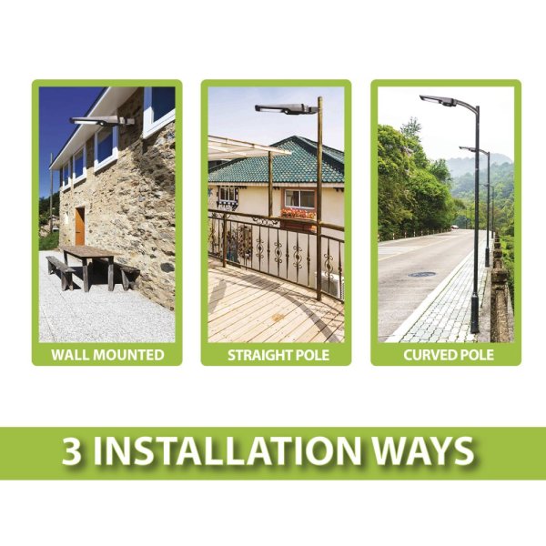VELAMP LED reflektor SL373 se solárním nabíjením, detektor pohybu