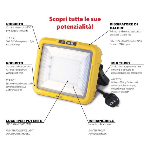 ST225 Dobíjecí zónové světlo  50W