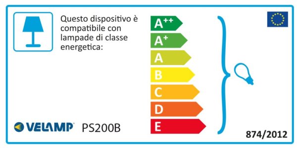 VELAMP Venkovní světelný řetěz PS200B s 20 objímkami, 20m