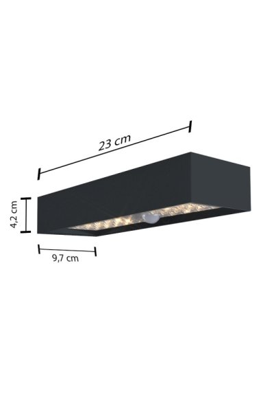 VELAMP LED solárne svetlo SL247 so senzorom