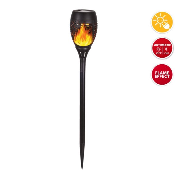 VELAMP Solární lampa SPK12 s efektem plamene