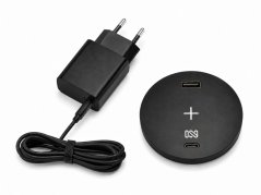 Zabudovaná lišta IN 553043, Qi nabíjanie, USB A + C