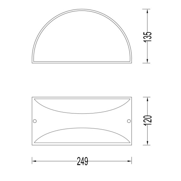 VELAMP Venkovní nástěnné světlo IS702